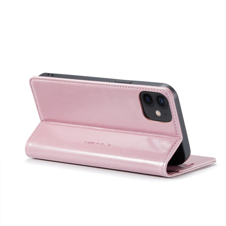 For iPhone 12 mini CaseMe 003 Crazy Horse Texture Leather Phone Case(Rose Gold) - iPhone 12 mini Cases by CaseMe | Online Shopping South Africa | PMC Jewellery | Buy Now Pay Later Mobicred