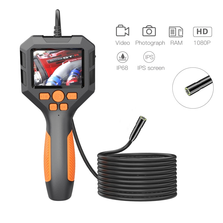 8mm P10 2.8 inch HD Handheld Endoscope with LCD Screen, Length:10m -  by PMC Jewellery | Online Shopping South Africa | PMC Jewellery | Buy Now Pay Later Mobicred