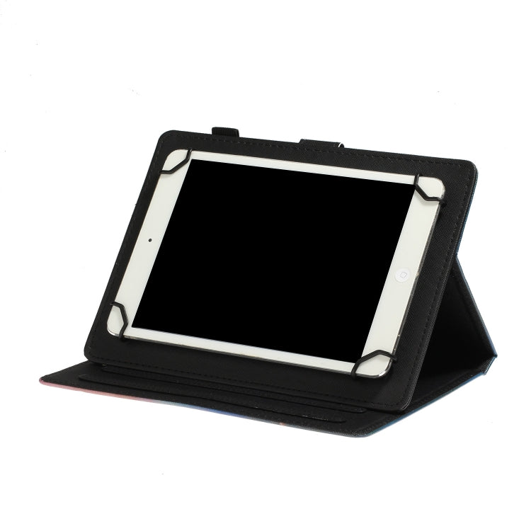 For 10 inch Tablet PC Universal Coloured Drawing Pattern Horizontal Flip Leather Case with Holder & Card Slot(Butterflies) - 10 - 11 inch by PMC TechLife | Online Shopping South Africa | PMC TechLife | Buy Now Pay Later Mobicred