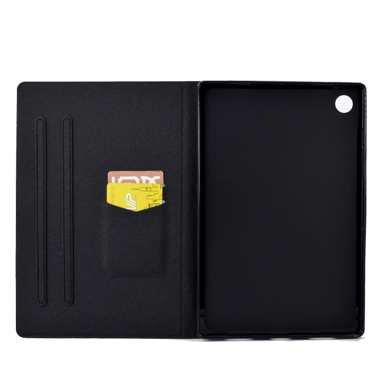 For Huawei MatePad T 10 / T 10s Electric Pressed TPU Leather Tablet Case(Strawberry Bunny) - Huawei by PMC TechLife | Online Shopping South Africa | PMC TechLife | Buy Now Pay Later Mobicred