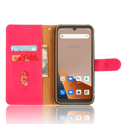 For Blackview BV5200 Skin Feel Magnetic Flip Leather Phone Case(Rose Red) - More Brand by PMC Jewellery | Online Shopping South Africa | PMC Jewellery | Buy Now Pay Later Mobicred