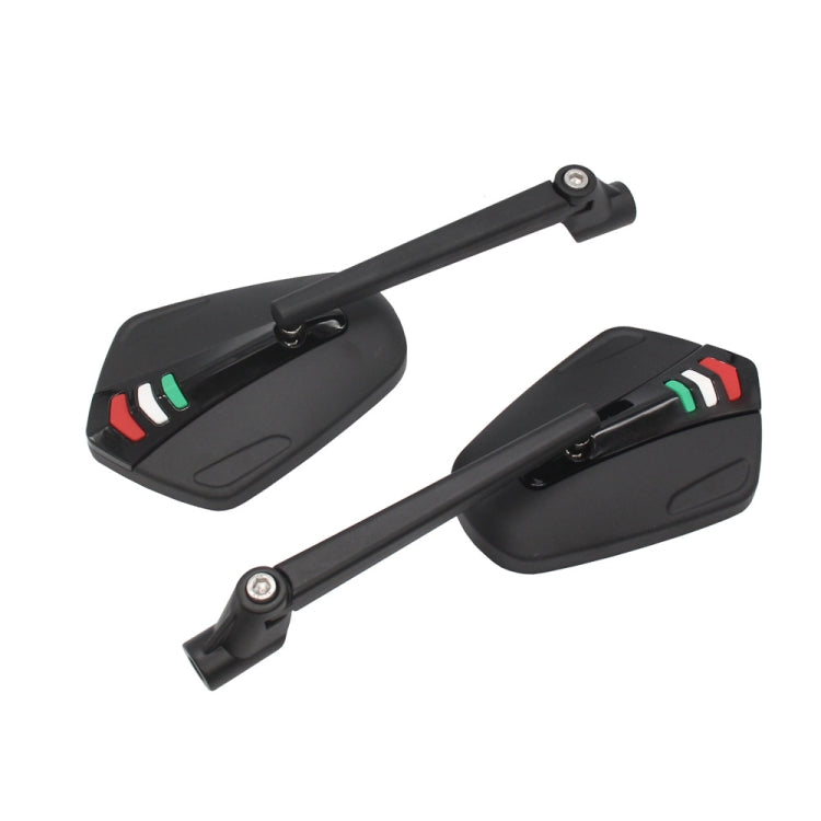 For Honda / Yamaha 1 Pair Motorcycle Electric Vehicle CNC Aluminum Alloy Reflective Rearview Mirror - Side Mirrors by PMC Jewellery | Online Shopping South Africa | PMC Jewellery | Buy Now Pay Later Mobicred