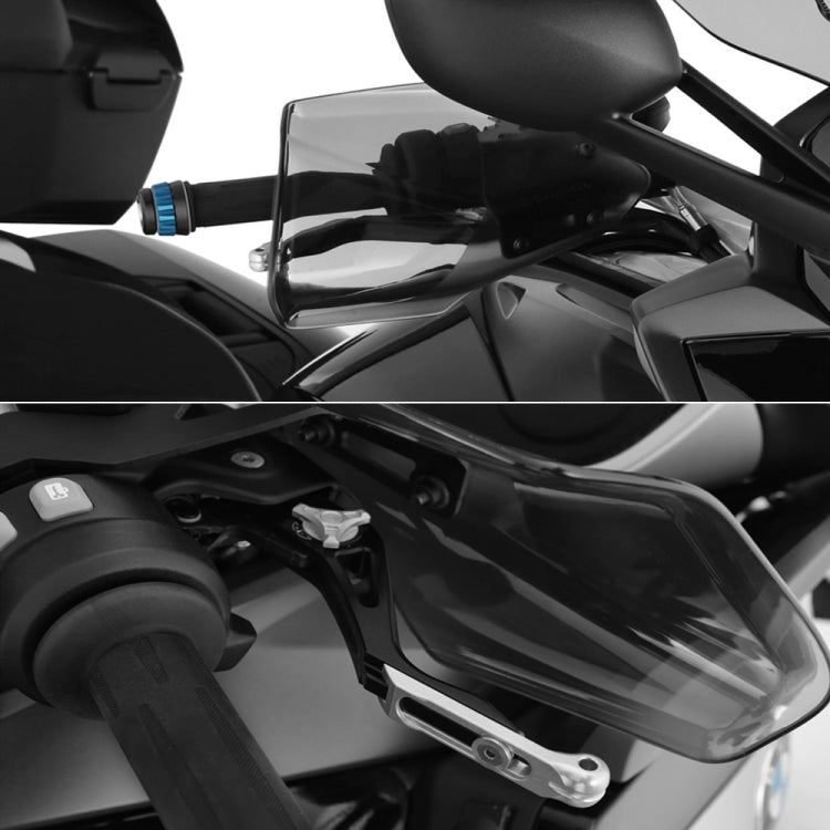 For BMW K 1600 B / K 1600 GT MO-HS005 Motorcycle Windshield Hand Guards Protectors(Transparent) - Ornamental Parts by PMC Jewellery | Online Shopping South Africa | PMC Jewellery | Buy Now Pay Later Mobicred