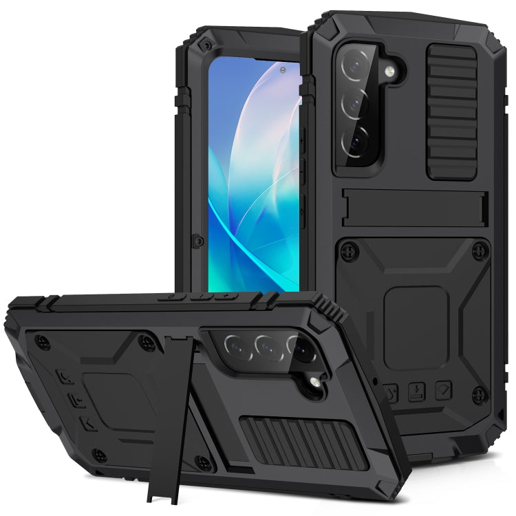 For Samsung Galaxy S23 5G R-JUST Life Waterproof Dustproof Shockproof Phone Case(Black) - free shipping - PMC TechLife - Order now!