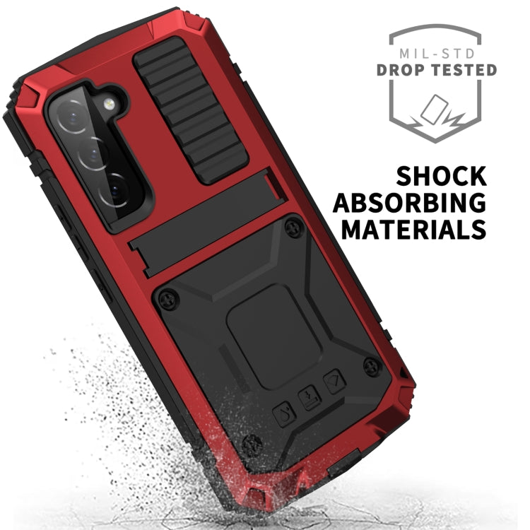 For Samsung Galaxy S23 5G R-JUST Life Waterproof Dustproof Shockproof Phone Case(Red) - free shipping - PMC TechLife - Order now!