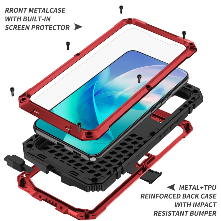 For Samsung Galaxy S23 5G R-JUST Life Waterproof Dustproof Shockproof Phone Case(Red) - free shipping - PMC TechLife - Order now!