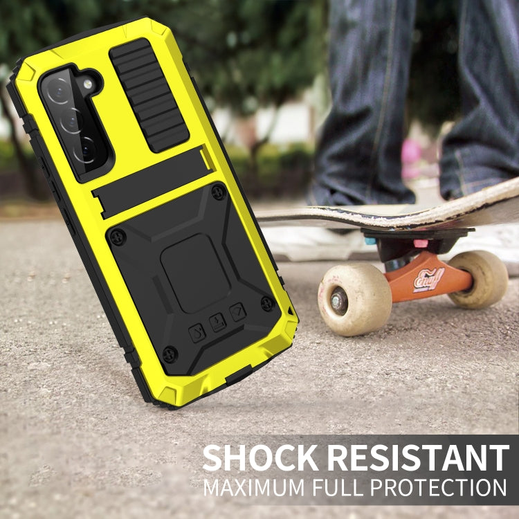 For Samsung Galaxy S23 5G R-JUST Life Waterproof Dustproof Shockproof Phone Case(Yellow) - Galaxy S23 5G Cases by R-JUST | Online Shopping South Africa | PMC Jewellery