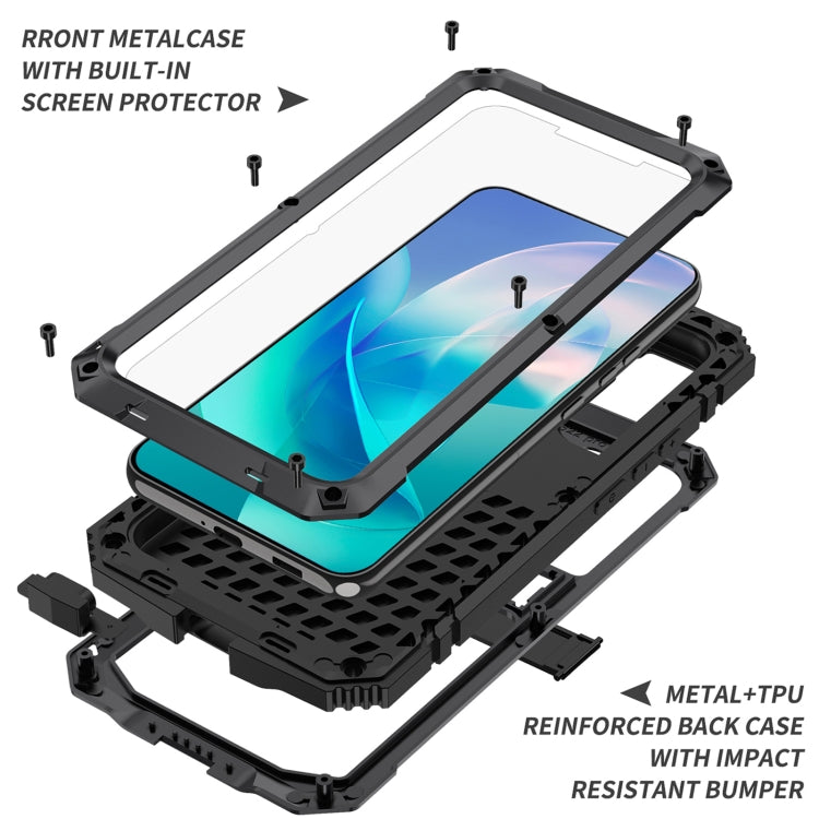 For Samsung Galaxy S23+ 5G R-JUST Life Waterproof Dustproof Shockproof Phone Case(Black) - free shipping - PMC TechLife - Order now!