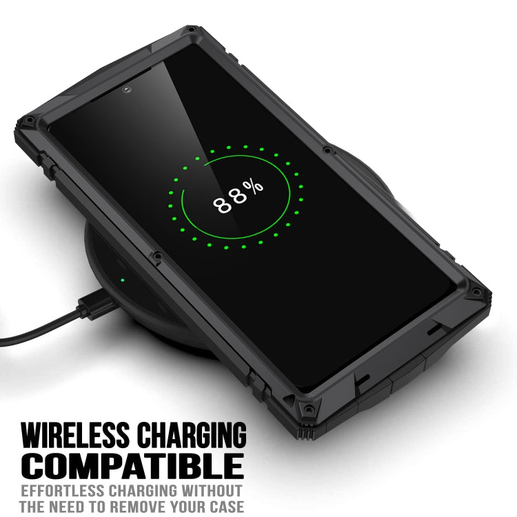 For Samsung Galaxy S23 Ultra 5G R-JUST Life Waterproof Dustproof Shockproof Phone Case(Black) - Galaxy S23 Ultra 5G Cases by R-JUST | Online Shopping South Africa | PMC TechLife