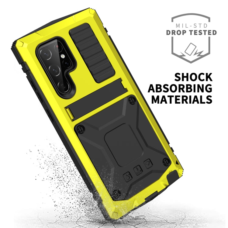 For Samsung Galaxy S23 Ultra 5G R-JUST Life Waterproof Dustproof Shockproof Phone Case(Yellow) - free shipping - PMC TechLife - Order now!