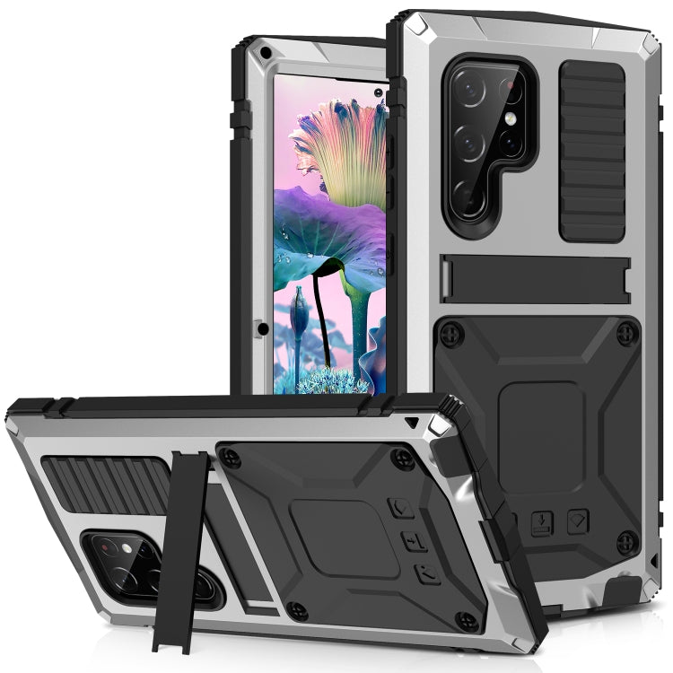 For Samsung Galaxy S23 Ultra 5G R-JUST Life Waterproof Dustproof Shockproof Phone Case(Silver) - Galaxy S23 Ultra 5G Cases by R-JUST | Online Shopping South Africa | PMC TechLife | Buy Now Pay Later Mobicred