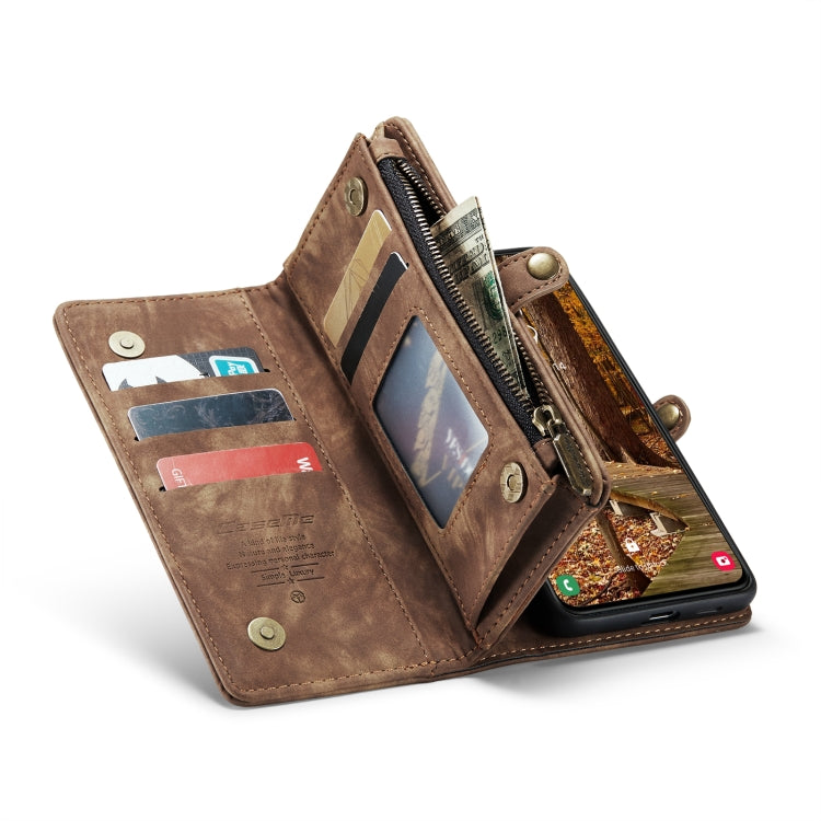 For Samsung Galaxy S23+ 5G CaseMe 008 Detachable Multifunctional Leather Phone Case(Brown) - free shipping - PMC Jewellery - Order now!