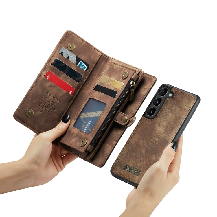 For Samsung Galaxy S23+ 5G CaseMe 008 Detachable Multifunctional Leather Phone Case(Brown) - free shipping - PMC Jewellery - Order now!