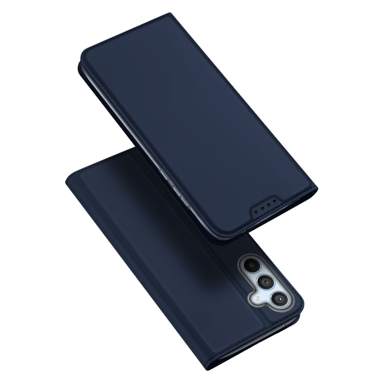 For Samsung Galaxy A54 5G DUX DUCIS Skin Pro Series Flip Leather Phone Case(Blue) - Galaxy Phone Cases by DUX DUCIS | Online Shopping South Africa | PMC Jewellery | Buy Now Pay Later Mobicred