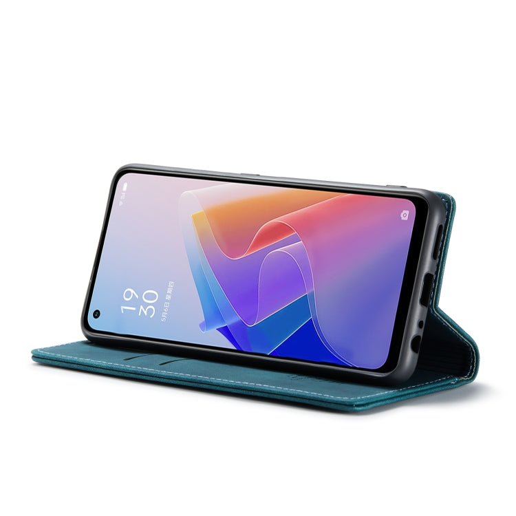 CaseMe 013 Multifunctional Horizontal Flip Leather Phone Case For OPPO Reno7 Z Global/Reno7 Lite Global/Reno8 Lite Global/F21 Pro 5G Global/Reno8 Z Global(Blue) - free shipping - PMC Jewellery - Order now!