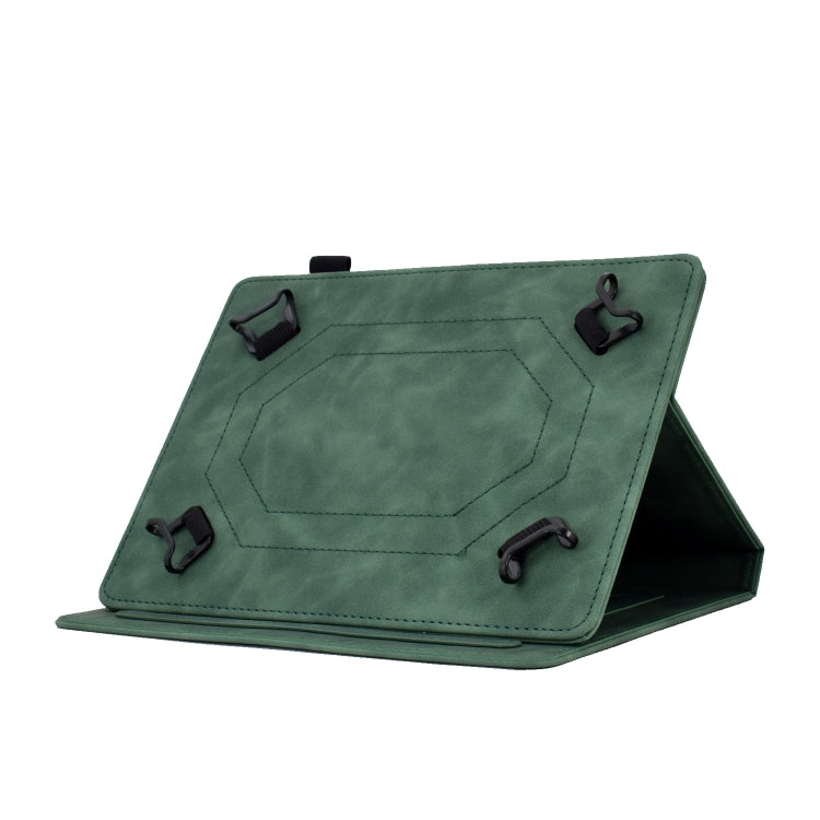 For 7 inch Tablets Tower Embossed Leather Tablet Case(Green) - free shipping - PMC TechLife - Order now!