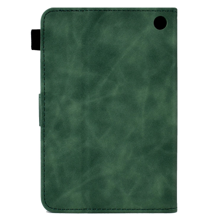 For Amazon Kindle Fire HD8 2022/2020 Tower Embossed Leather Smart Tablet Case(Green) - Amazon by PMC TechLife | Online Shopping South Africa | PMC TechLife | Buy Now Pay Later Mobicred