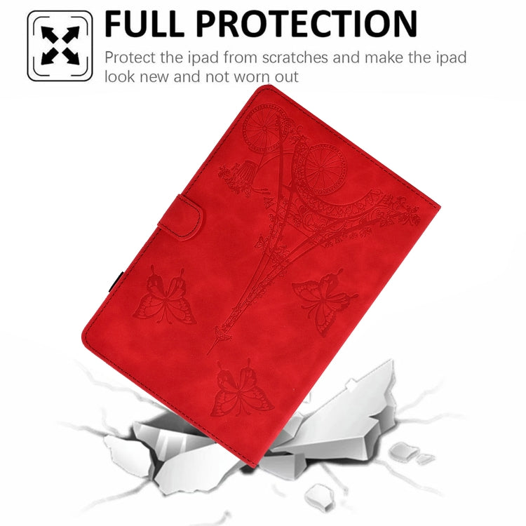 For Amazon Kindle Lite 2022 Tower Embossed Leather Smart Tablet Case(Red) - free shipping - PMC TechLife - Order now!