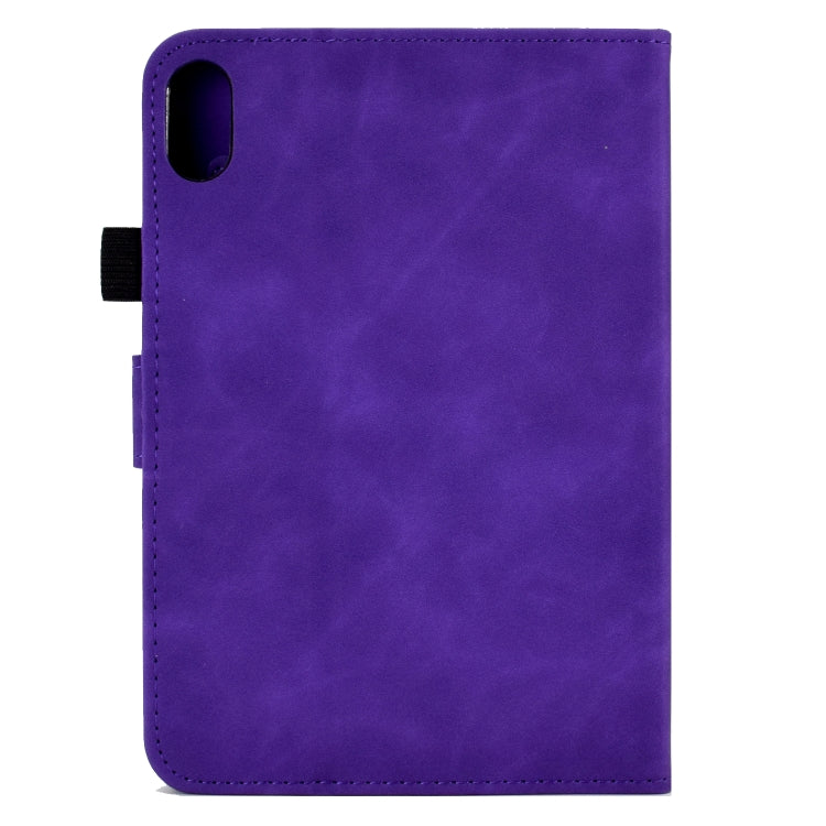 For Lenovo Tab P11 Tower Embossed Leather Smart Tablet Case(Purple) - Lenovo by PMC TechLife | Online Shopping South Africa | PMC TechLife | Buy Now Pay Later Mobicred