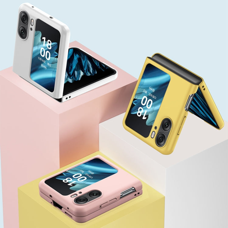 For OPPO Find N2 Flip Skin Feel PC Phone Case(Orange) - Find N2 Flip Cases by PMC TechLife | Online Shopping South Africa | PMC TechLife | Buy Now Pay Later Mobicred
