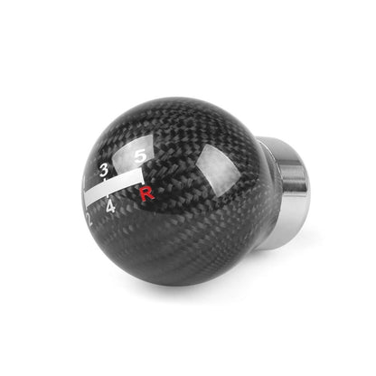 Universal Car Carbon Fiber Gear Shift Knob, 5-speed - Shift Knob by PMC Jewellery | Online Shopping South Africa | PMC Jewellery | Buy Now Pay Later Mobicred