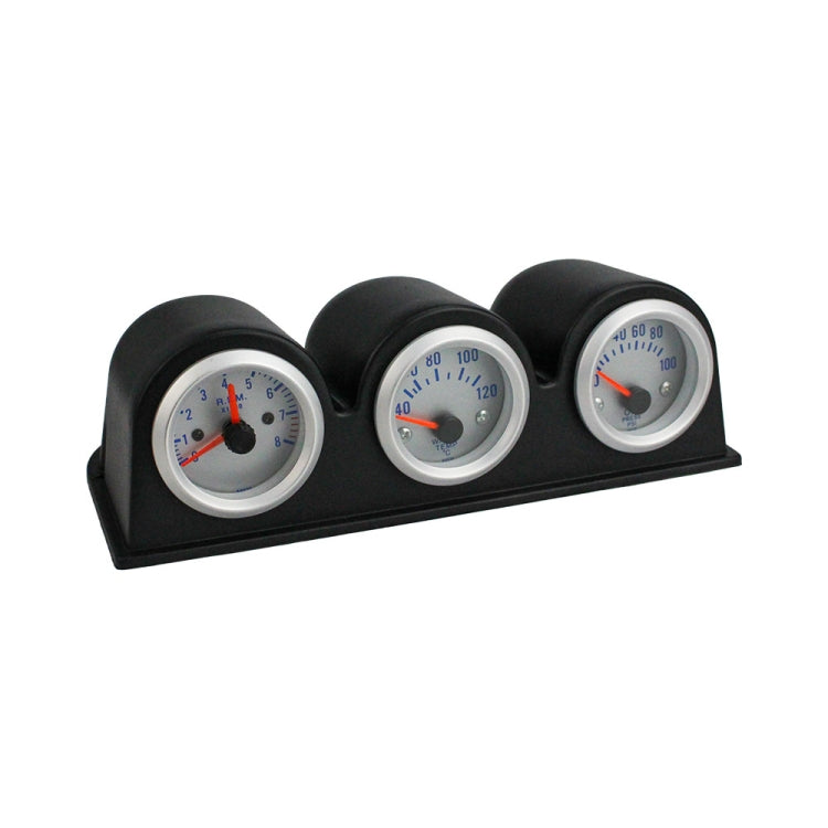 52mm 3 in 1 12V Car Combined Meter Tachometer + Water Temp Gauge + Oil Press Gauge with Bracket - Clocks & Car Meters by PMC TechLife | Online Shopping South Africa | PMC TechLife | Buy Now Pay Later Mobicred