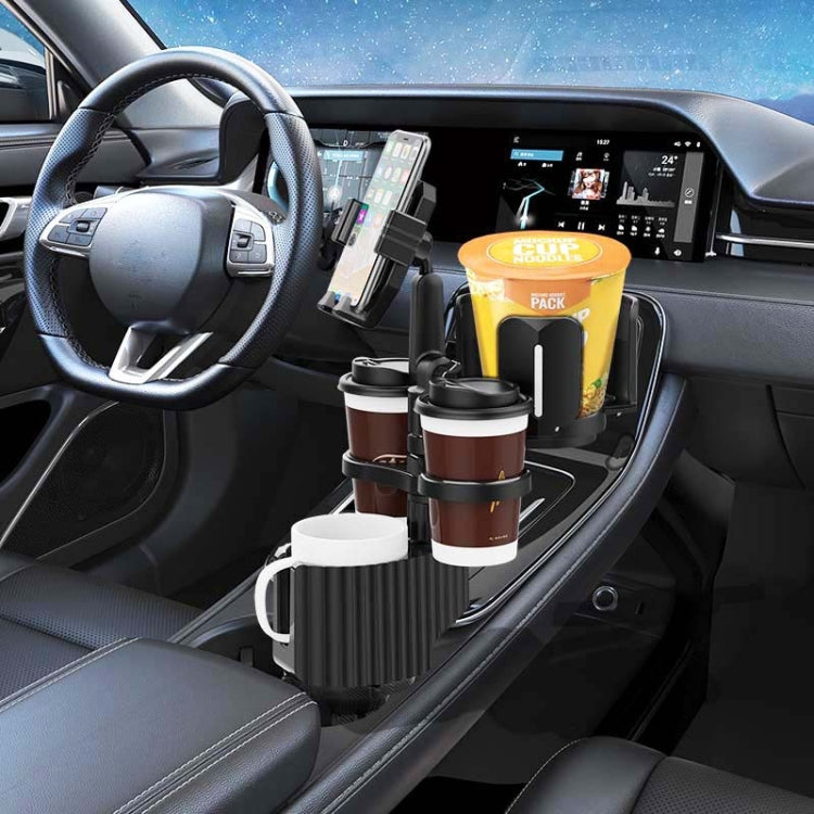 A08 Car Drink Water Cup Mobile Phone Holder(Grey) - Car Drink Holders by PMC Jewellery | Online Shopping South Africa | PMC Jewellery | Buy Now Pay Later Mobicred