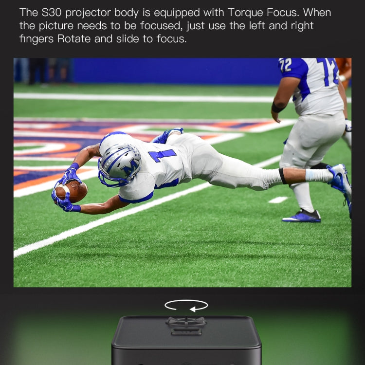S30 Android System HD Portable WiFi Mobile Projector, Plug Type:US Plug(White) - free shipping - PMC TechLife - Order now!