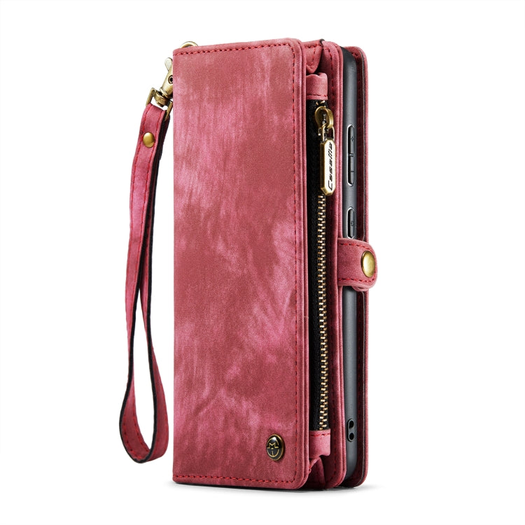 For Galaxy A71 4G CaseMe-008 Detachable Multifunctional Horizontal Flip Leather Case with Card Slot & Holder & Zipper Wallet & Photo Frame(Red) - free shipping - PMC Jewellery - Order now!