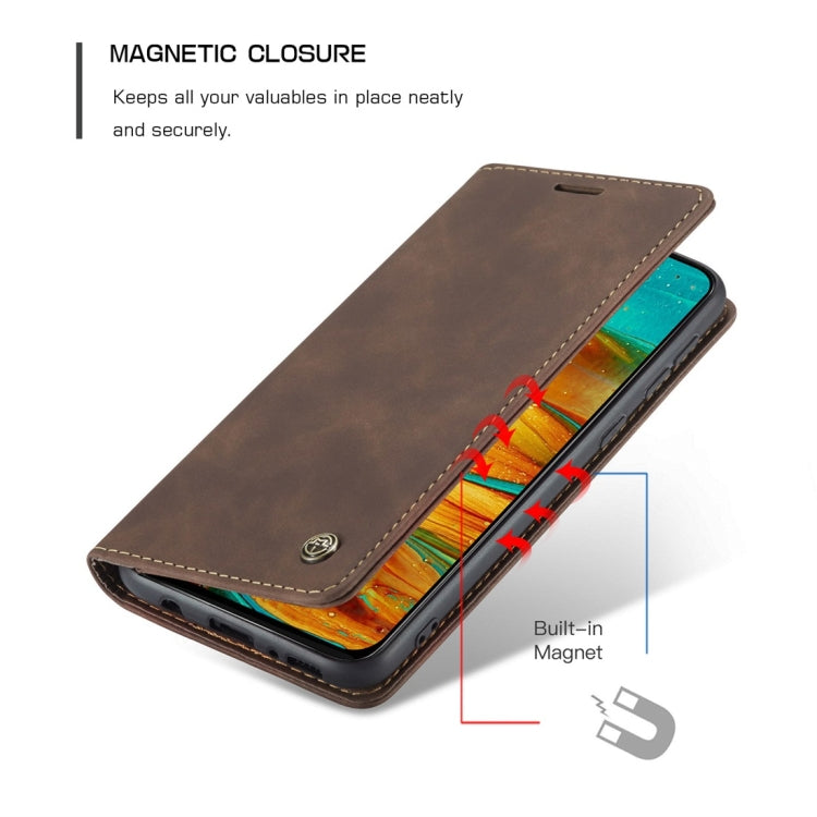 For Galaxy M31 CaseMe-013 Multifunctional Horizontal Flip Leather Case with Card Slot & Holder & Wallet(Coffee) - Galaxy Phone Cases by CaseMe | Online Shopping South Africa | PMC Jewellery | Buy Now Pay Later Mobicred