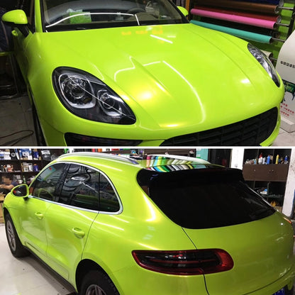 8 x 0.5m Auto Car Decorative Wrap Film Symphony PVC Body Changing Color Film(Fluorescent Yellow) - Auto Film by PMC Jewellery | Online Shopping South Africa | PMC Jewellery | Buy Now Pay Later Mobicred