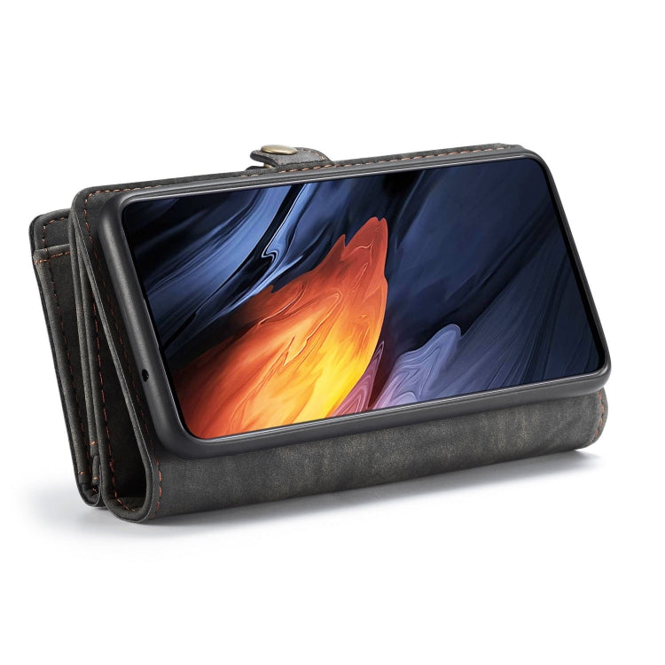 For Galaxy A71 CaseMe Detachable Multifunctional Horizontal Flip Leather Case, with Card Slot & Holder & Zipper Wallet & Photo Frame(Black) - Galaxy Phone Cases by CaseMe | Online Shopping South Africa | PMC Jewellery | Buy Now Pay Later Mobicred