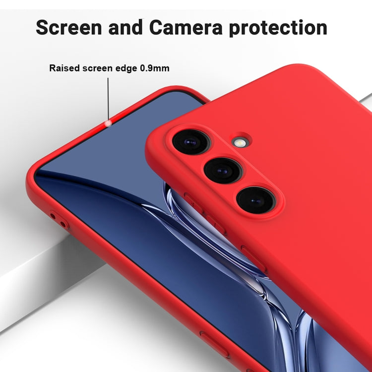 For Samsung Galaxy S25 5G Color Liquid Silicone Phone Case(Red) - Galaxy S25 5G Cases by PMC Jewellery | Online Shopping South Africa | PMC Jewellery | Buy Now Pay Later Mobicred