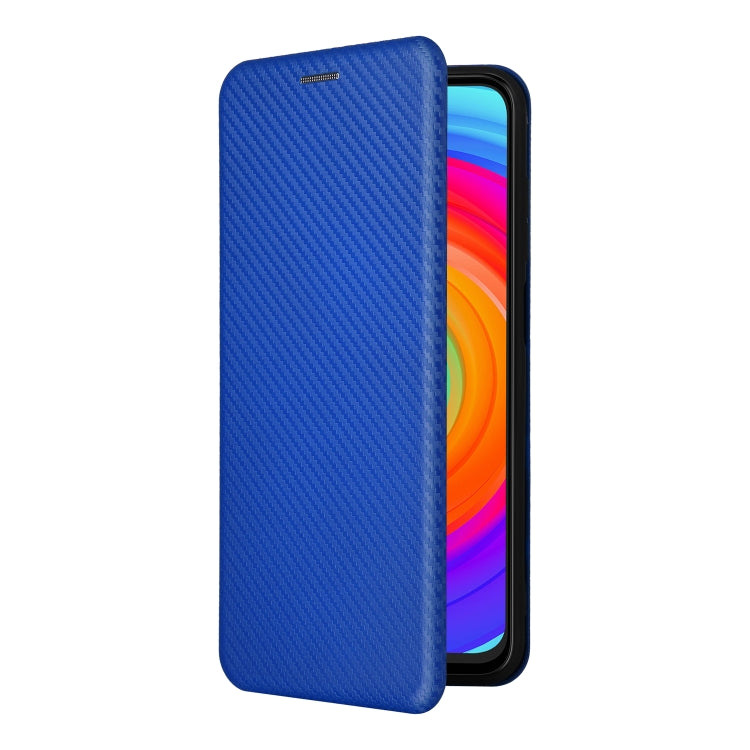 For Ulefone Note 14 Carbon Fiber Texture Flip Leather Phone Case(Blue) - Ulefone Cases by PMC Jewellery | Online Shopping South Africa | PMC Jewellery | Buy Now Pay Later Mobicred