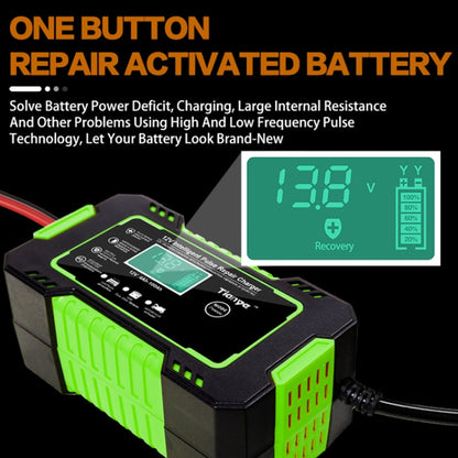 Motorcycle / Car Battery Smart Charger with LCD Screen, Plug Type:JP Plug - Battery Charger by PMC Jewellery | Online Shopping South Africa | PMC Jewellery | Buy Now Pay Later Mobicred