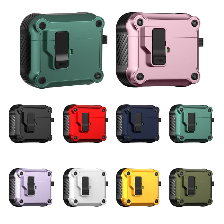 For AirPods 3 Eagle Shockproof Earphone Protective Case with Switch(Royal Blue) - For AirPods 3 by PMC Jewellery | Online Shopping South Africa | PMC Jewellery | Buy Now Pay Later Mobicred