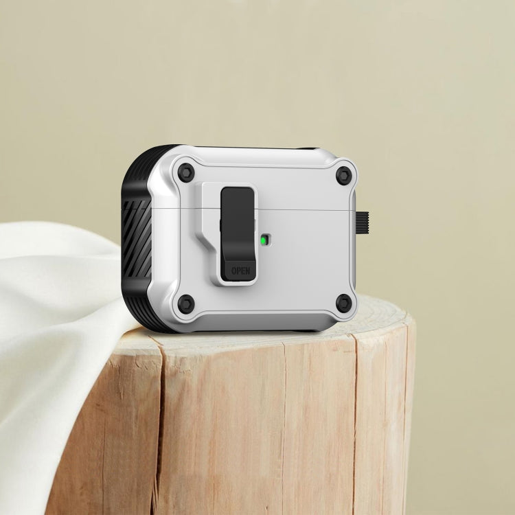 For AirPods Pro 2 Eagle Shockproof Earphone Protective Case with Switch(White) - free shipping - PMC Jewellery - Order now!