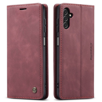 For Samsung Galaxy A14 5G CaseMe 013 Multifunctional Horizontal Flip Leather Phone Case(Wine Red) - Galaxy Phone Cases by CaseMe | Online Shopping South Africa | PMC Jewellery | Buy Now Pay Later Mobicred