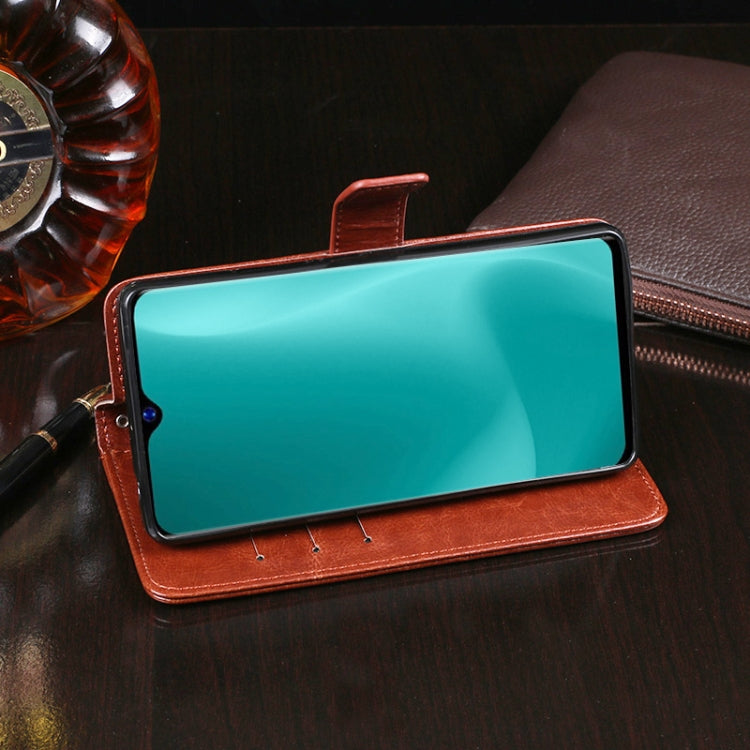 For Blackview A60 idewei Crazy Horse Texture Horizontal Flip Leather Case with Holder & Card Slots & Wallet(Rose Red) - More Brand by idewei | Online Shopping South Africa | PMC TechLife | Buy Now Pay Later Mobicred