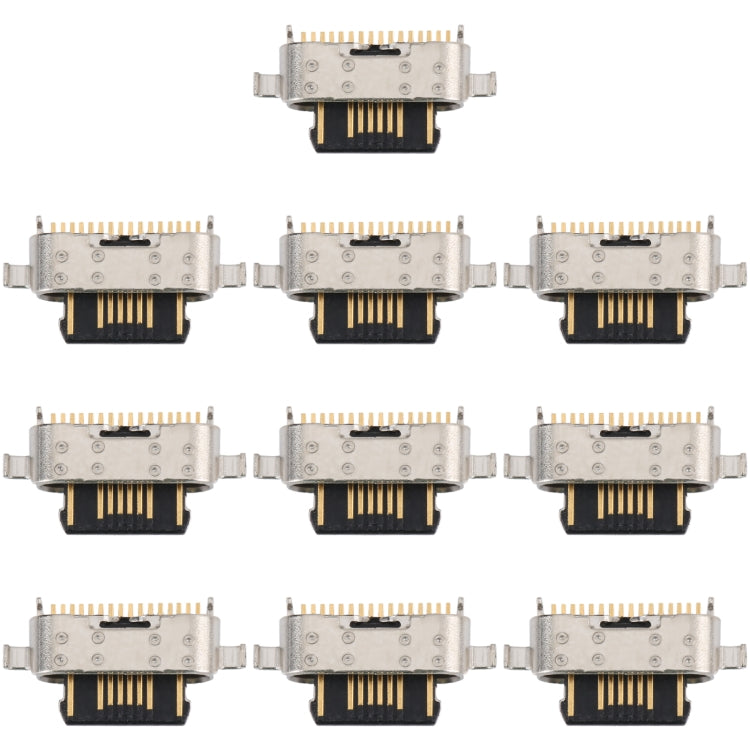 For Motorola One Fusion 10pcs Charging Port Connector - Others by PMC TechLife | Online Shopping South Africa | PMC TechLife