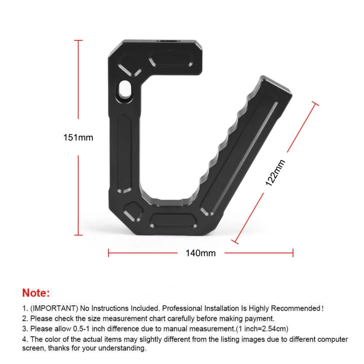 For Jeep Wrangler JK 2007-2018 Car Modification Aluminum Interior Handle(Blue) - Door Handles by PMC Jewellery | Online Shopping South Africa | PMC Jewellery | Buy Now Pay Later Mobicred