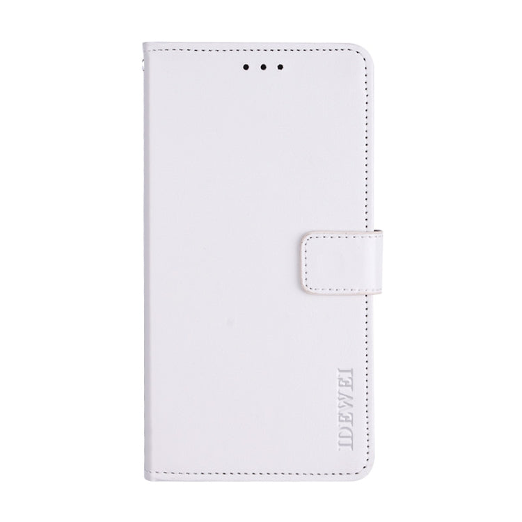 For LG Stylo 5 idewei Crazy Horse Texture Horizontal Flip Leather Case with Holder & Card Slots & Wallet(White) - free shipping - PMC Jewellery - Order now!