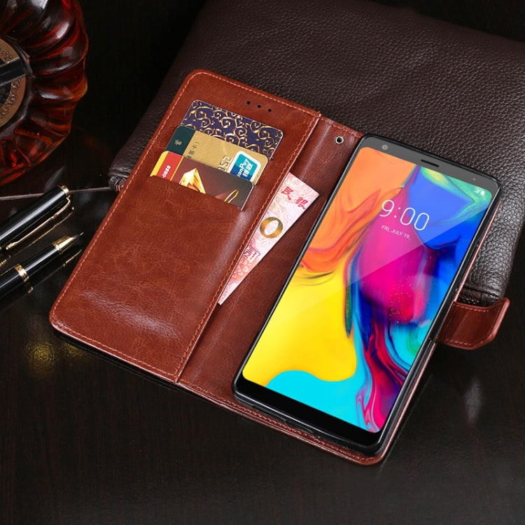 For LG Stylo 5 idewei Crazy Horse Texture Horizontal Flip Leather Case with Holder & Card Slots & Wallet(Brown) - LG Cases by idewei | Online Shopping South Africa | PMC Jewellery | Buy Now Pay Later Mobicred