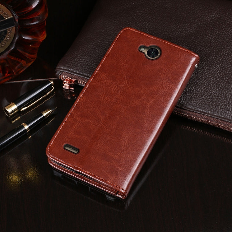 For LG X power2 idewei Crazy Horse Texture Horizontal Flip Leather Case with Holder & Card Slots & Wallet(Red) - LG Cases by idewei | Online Shopping South Africa | PMC Jewellery | Buy Now Pay Later Mobicred