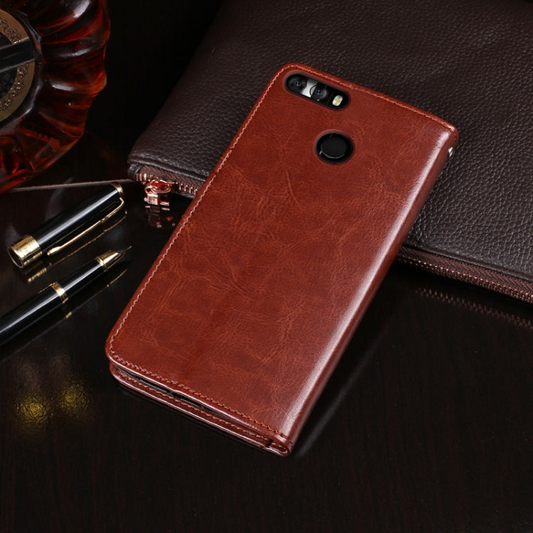 For Ulefone MIX 2 idewei  Crazy Horse Texture Horizontal Flip Leather Case with Holder & Card Slots & Wallet(Sky Blue) - free shipping - PMC Jewellery - Order now!