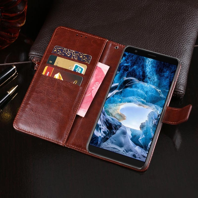 For Ulefone S1 idewei  Crazy Horse Texture Horizontal Flip Leather Case with Holder & Card Slots & Wallet(Yellow) - Ulefone Cases by idewei | Online Shopping South Africa | PMC Jewellery | Buy Now Pay Later Mobicred