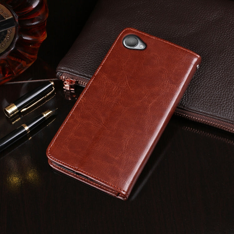 For HTC Desire 12 idewei Crazy Horse Texture Horizontal Flip Leather Case with Holder & Card Slots & Wallet(Red) - More Brand by idewei | Online Shopping South Africa | PMC Jewellery | Buy Now Pay Later Mobicred