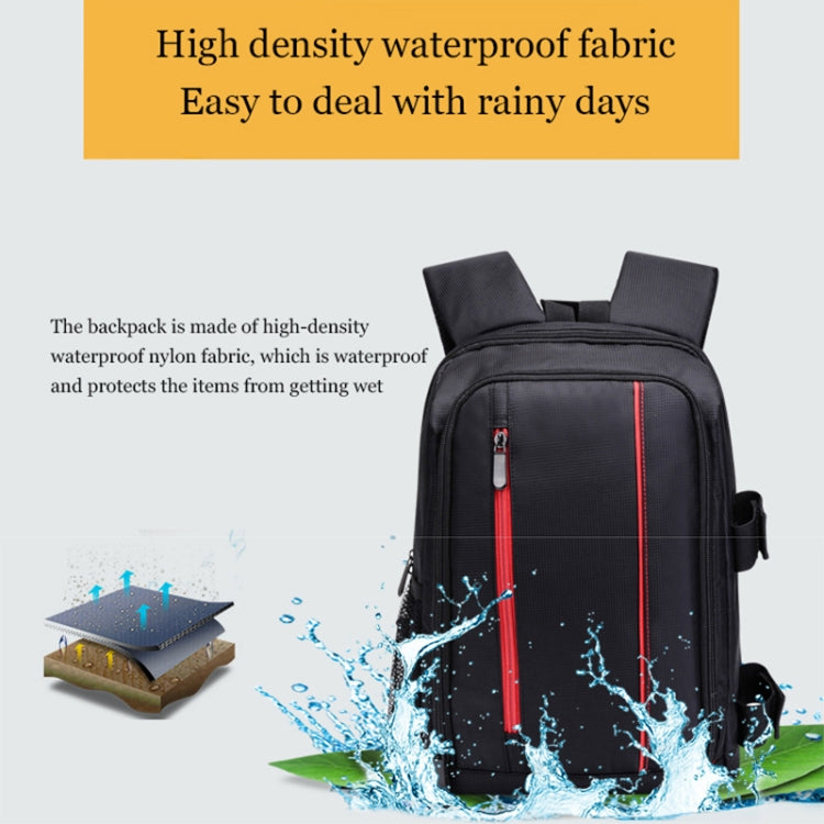 Outdoor Camera Backpack Waterproof Photography Camera Shoulders Bag, Size:33.5x25.5x15.5cm(Orange) - Backpack by PMC TechLife | Online Shopping South Africa | PMC TechLife | Buy Now Pay Later Mobicred