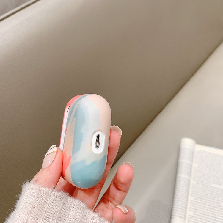 For AirPods Pro Ink Painting Water Sticker PC Earphone Case(Ink Powder) - For AirPods Pro by PMC Jewellery | Online Shopping South Africa | PMC Jewellery | Buy Now Pay Later Mobicred