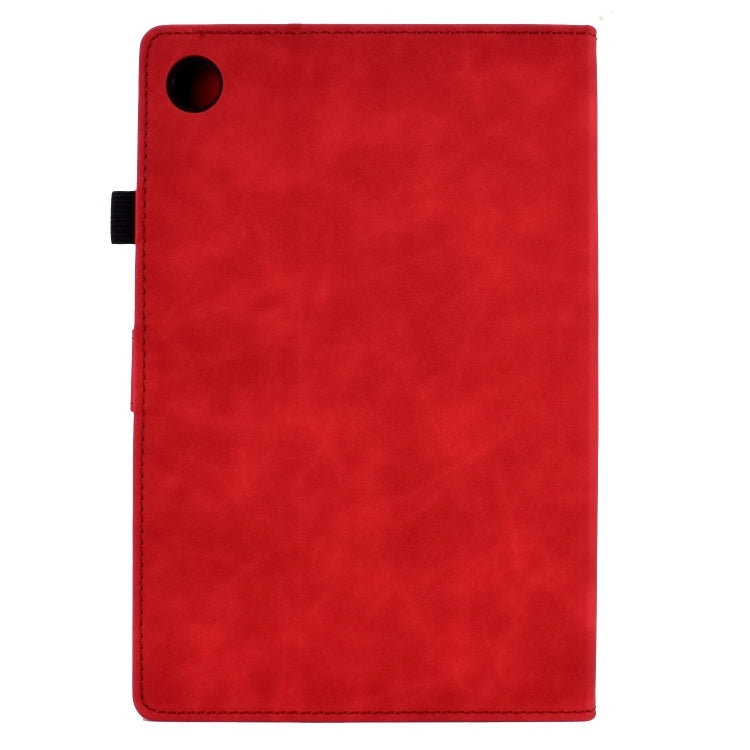 Peony Butterfly Embossed Leather Tablet Case For Huawei MatePad T 10 / T 10s / Honor Tablet Enjoy 2 / Pad X6 / Pad 6(Red) - Honor by PMC TechLife | Online Shopping South Africa | PMC TechLife | Buy Now Pay Later Mobicred